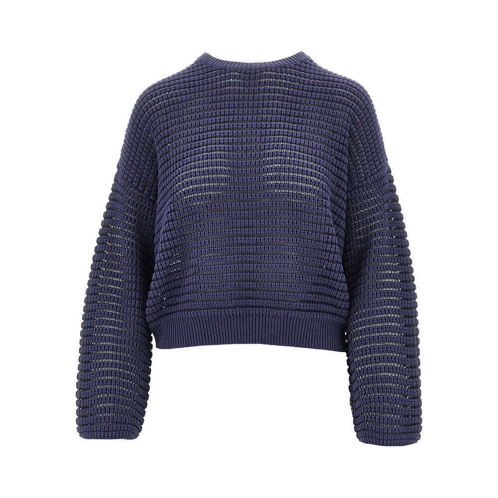 Emporio Armani Openworked Cashmere Blend Sweater